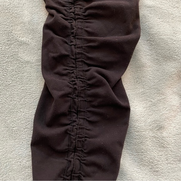 Lululemon Leggings Wunder Under Stirrup Ruched High Rise Black Gray Size… - Picture 9 of 9